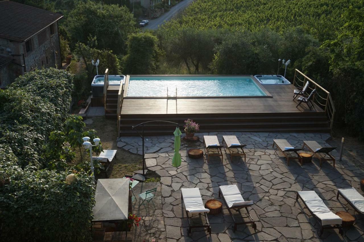 Casa Lucia In Chianti Bed & Breakfast Vagliagli Bagian luar foto